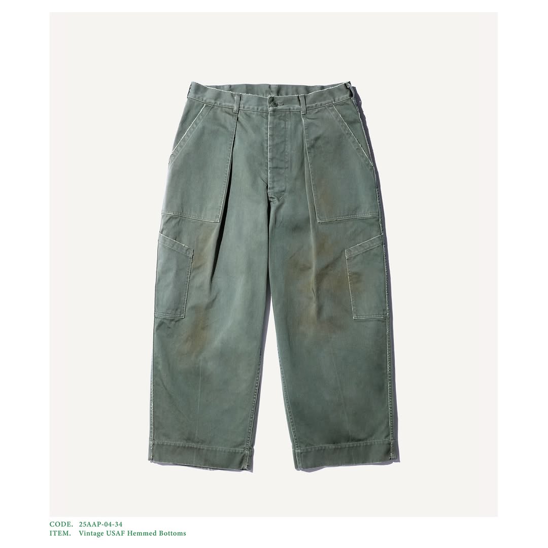 A.PRESSE 25AW Vintage USAF Hemmed Bottoms
